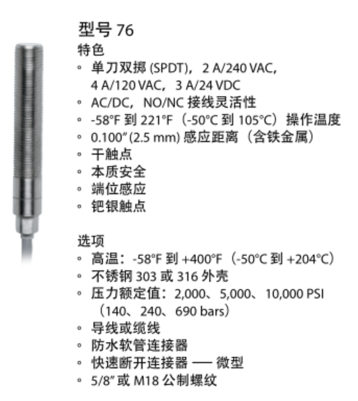 艾默生 topworx GO Switch感應開關