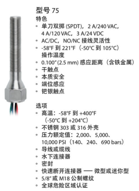 艾默生 topworx GO Switch感應開關